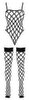 Net-body inklusive hold-up netstrømper