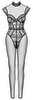 Jumpsuit med integreret korset-body