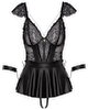 Babydoll inklusive åben g-streng