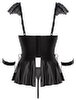 Babydoll inklusive åben g-streng