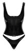 Lak-corsage inklusive lak-streng