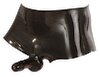 Pants ud af latex, med penishylster