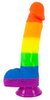 Naturlig dildo "PRIDE!" med sugebase