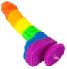 Naturlig dildo "PRIDE!" med sugebase