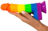 Naturlig dildo "PRIDE!" med sugebase
