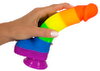 Naturlig dildo "PRIDE!" med sugebase