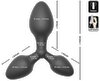 Buttplug "Training triple butt plug" af silikone
