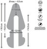 Analplug »2in1 Butt Plug & Extension« som penisforlænger