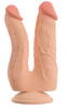 Dobbeltdildo med sugekop