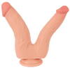 Dobbeltdildo med sugekop