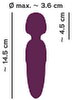 Massagestav "Petite Wand" med 10 vibrationstilstande