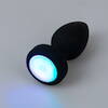 Analvibrator "RC Flashing Butt Plug" med flimrende LED-lys