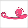 Vibrator "SVibe Curve" med 2 motorer til 600 vibrationskombinationer