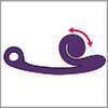 Vibrator "SVibe Curve" med 2 motorer til 600 vibrationskombinationer