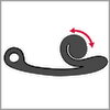 Vibrator "SVibe Curve" med 2 motorer til 600 vibrationskombinationer