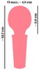 Massagestav "Mini Wand" med 10 ekstra kraftige vibrationstilstande