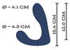 Prostatavibrator "Intense RC Prostate Plug" med fjernbetjening
