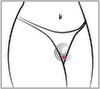 Panty Vibrator »Heart« med fjernbetjening