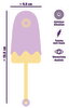 Lay-on vibrator "Vibrating Popsicle" med 10 vibrationsindstillinger