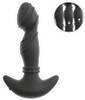 Prostata-vibrator med rimming-massageringe