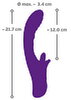 Vibrator "be Naughty" med tunge-klitorisstimulator