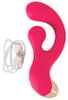 Rabbitvibrator "G-Spot" med roterende klitorisstimulator