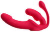 Strapless Strap-on "Triple Teaser RC" mit 3-facher Vibration