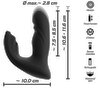Analvibrator "RC Mini Prostata Plug" med stødfunktion
