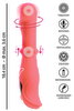 Vibrator "ORYVIA" med rotation og slide massagering