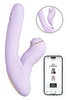 Stødvibrator "DuoGlow” med pulsatorstimulator