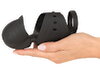 Masturbator med vibration og bevægelig glansstimulator