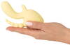 Minivibrator med klitoris- og anus-stimulator
