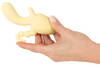 Minivibrator med klitoris- og anus-stimulator
