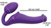 Strapless Strap-on "Vibrating Bendable" med 3 motorer