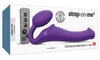 Strapless Strap-on "Vibrating Bendable" med 3 motorer