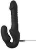 Strapless Strap-on "Thrusting Double Teaser RC" med stødfunktion