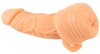 Vibrerende penishylster "2in1 Extension & Masturbator RC“ med testikelring