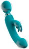 Massagestav og rabbit vibrator i ét sexlegetøj