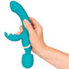 Massagestav og rabbit vibrator i ét sexlegetøj