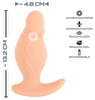 Vibrerende analplug "RealPlug“ med rotation