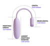 Vibrator-æg "Plume“ med fleksibel vibro-børste