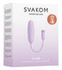 Vibrator-æg "Plume“ med fleksibel vibro-børste