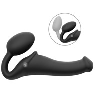 Strapless Strap-on "Vibrating Bendable" med 3 motorer