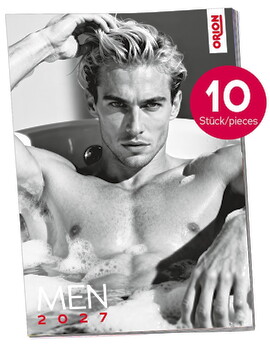 Hovedbillede af Pin-up kalender "Mænd 2027" i en pakke med 10 stk.