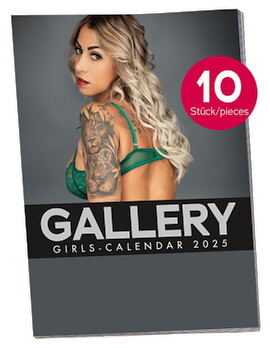 Pin-up-kalender Soft Gallery Girls 2024 - Pakke med 10 stk.