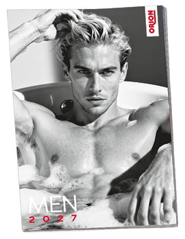 Hovedbillede af Pin-up-kalender "Men 2027" i sort-hvid og i stort format