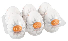 Hovedbillede af "Egg Shiny" masturbator med intens spiralbølgestimuleringsstruktur