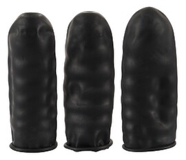 Latex fingerhylster