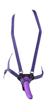 7“ strap-on suspender harness set
