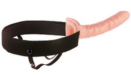 Hovedbillede af 10" Flesh Hollow Strap-on